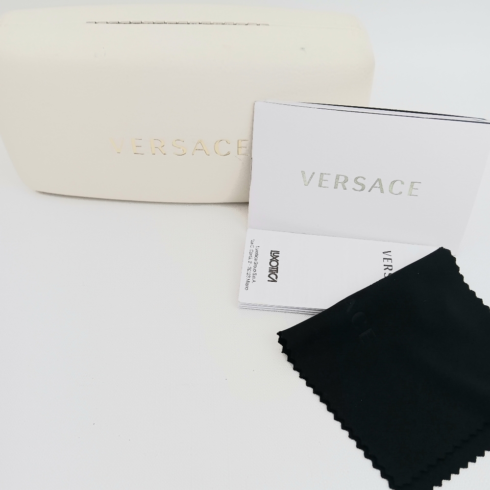 Versace Ivory Glasses Case with Ebony Cloth